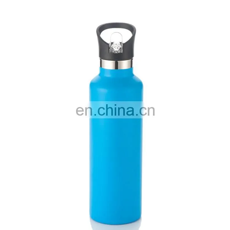 Drinkware Supplier Stainless Steel Double Wall Thermal Insulated Water Bottle With Straw Tumbler Cup
