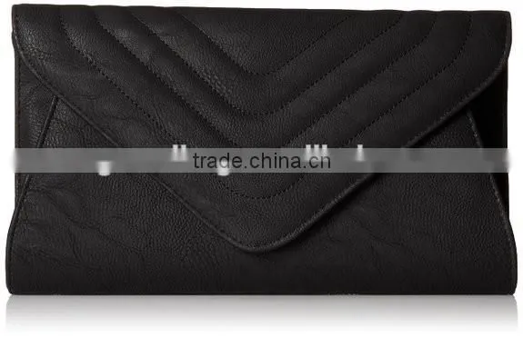 fashion real leather party clutch with sling genuine leather messenger clutch for women single color small shoulder bag for girl