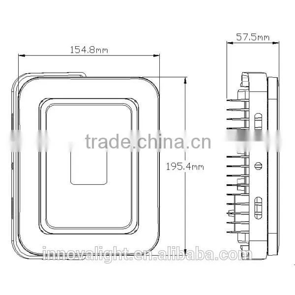 INNOVALIGHT PIR Sensor SMD COB Black Housing 20W LED Flood Light