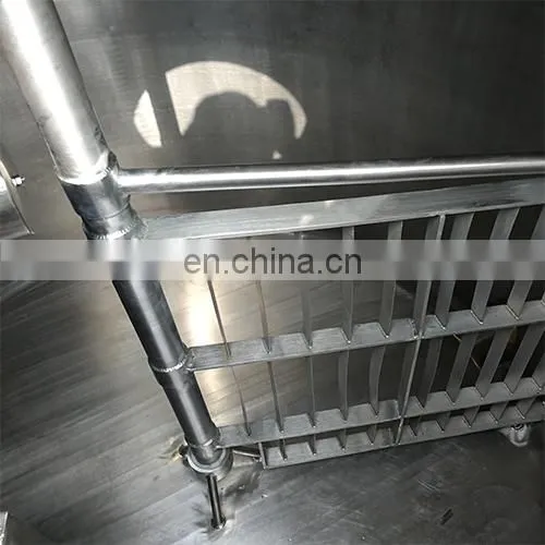 Factory cheese Blending Cooking tank with Agitator Equipment Dairy Cheddar Dry cheese processing line cheese vat