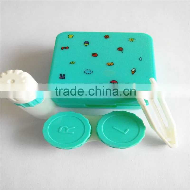 contact lens mate case & cosmetic color contact lens case