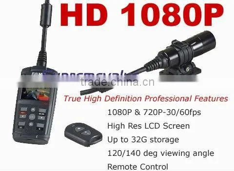shockproof design 1080p police dash camera full hd with 4000 mAh Li-ion battery