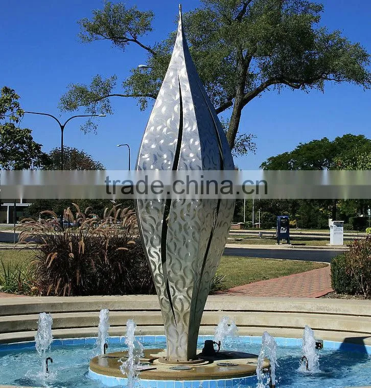 Fountain metal sculpture