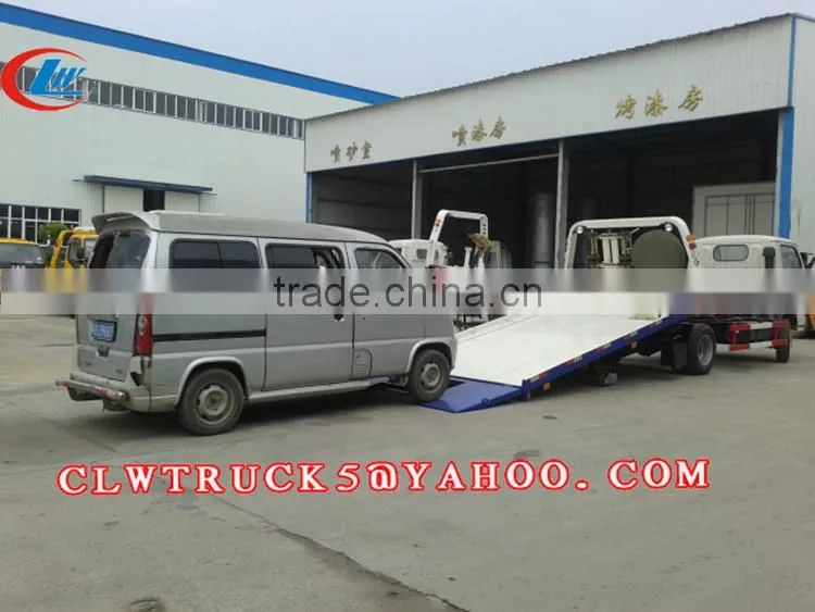 2015 good performance towing platform, Dongfeng wrecker tow trucks for sale