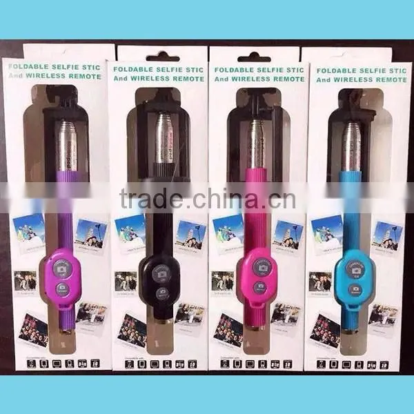 Multifunction Colorful Portable Mini selfie stick monopod for Iphone for Samsung monopod