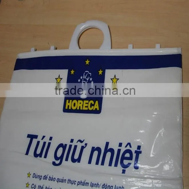 waterproof food delivery thermal bags Co-ex bag isotherm packaging