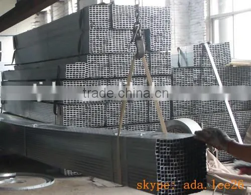 19*38mm,40*40mm,50*50mm galvanized steel pipe