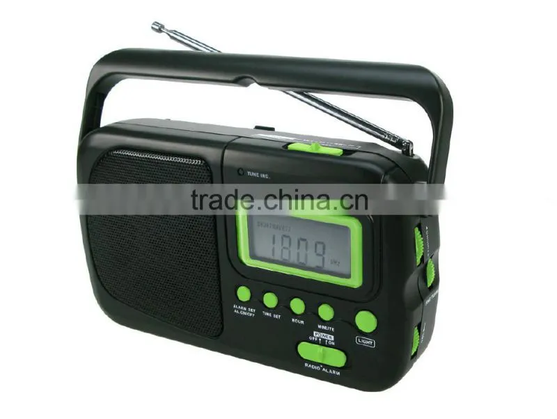 Best Selling Mulcolor AM FM Digital Portable Clock Radio