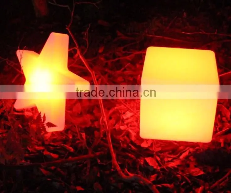 rechargeable LED cube with bluetooth speaker stereo YXF-4040B