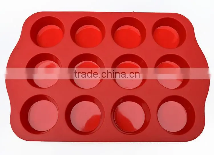 YangJiang factory manufacture hot sell Eco-Friendly Feature silicone cupcake mold for baking mould