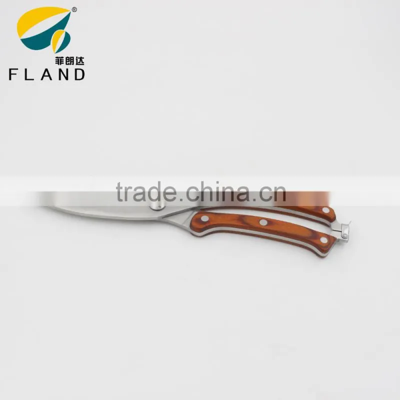 High quality POM handle stainless steel chicken cartilage scissors