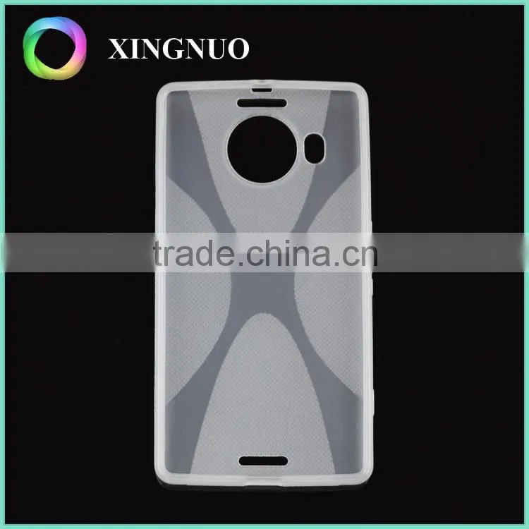 Slim Transparent Crystal Clear TPU Back Cover for Microsoft Lumia 950XL
