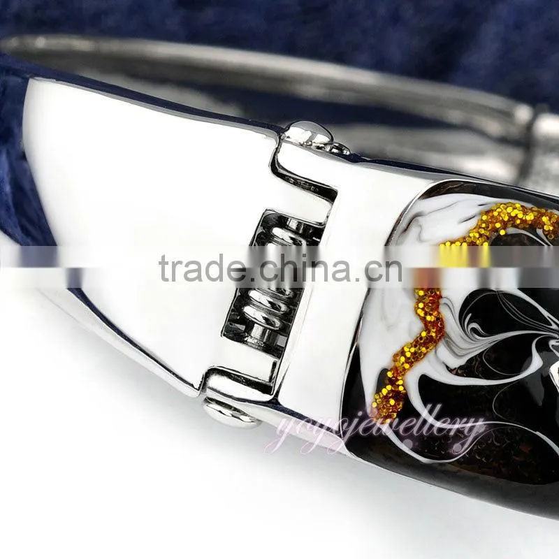 Enamel fashion fake gold jewelry hot selling sex bangle