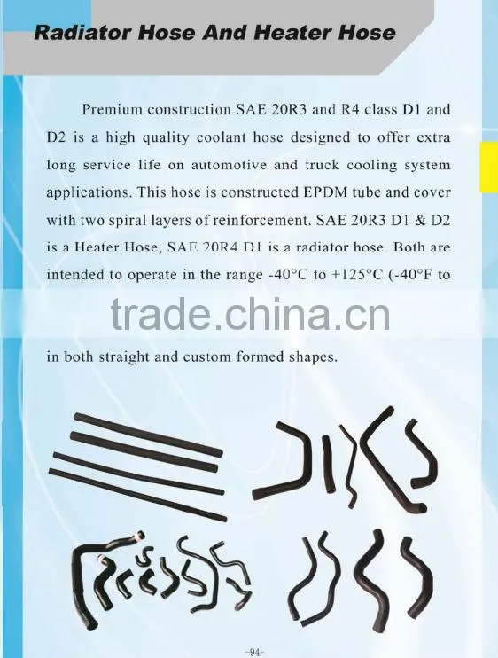 Chevrolet Car Radiator Hose with Protective Sleeve 71881