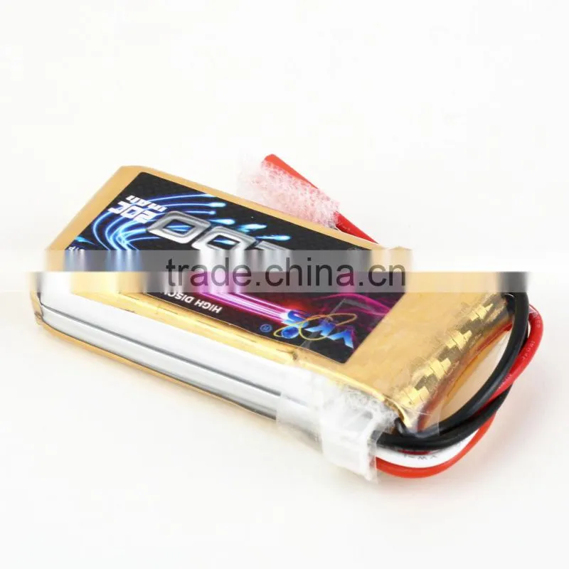 2S1P/3S1P 7.4V/11.1V 1200MAH 20C LIPO battery