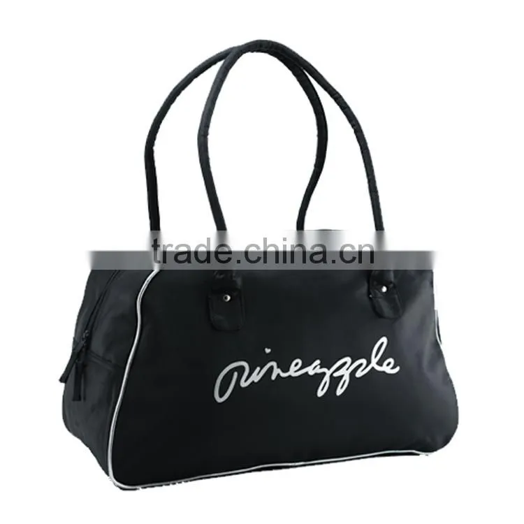 Fashion clear small black sports bag