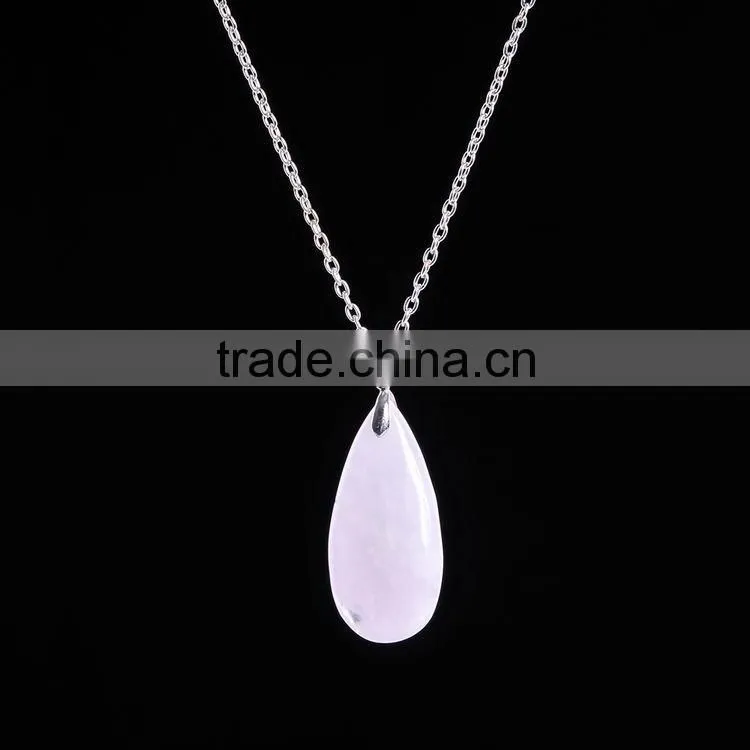2016 Trendy Hot Style Natural Stone Gold Plated Bullet Necklace SMJ0137