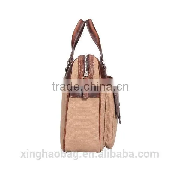 2014 fashional laptop bag Briefcase Wholesale with bag factory promotional laptop leather bag for men