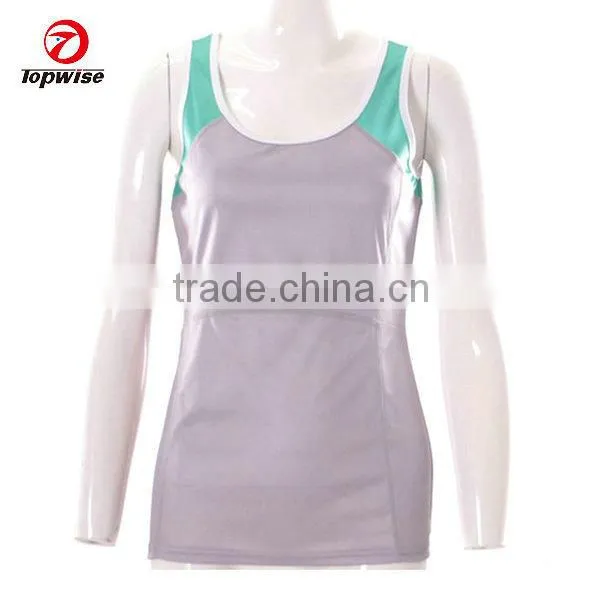 Women's Sports Base Layer Tights Vest Sleeveless Compression Shirt