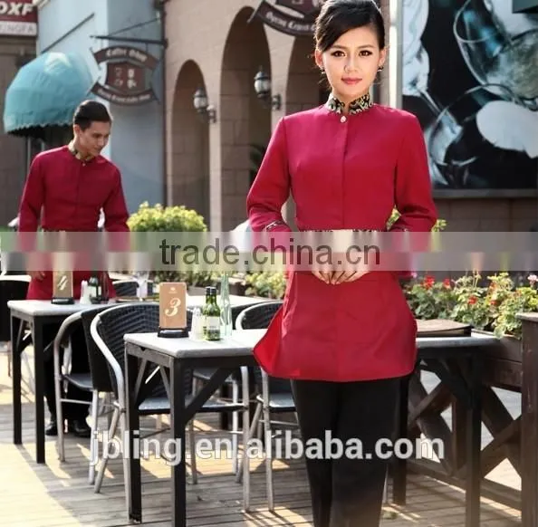 custom high quality hotel uniform