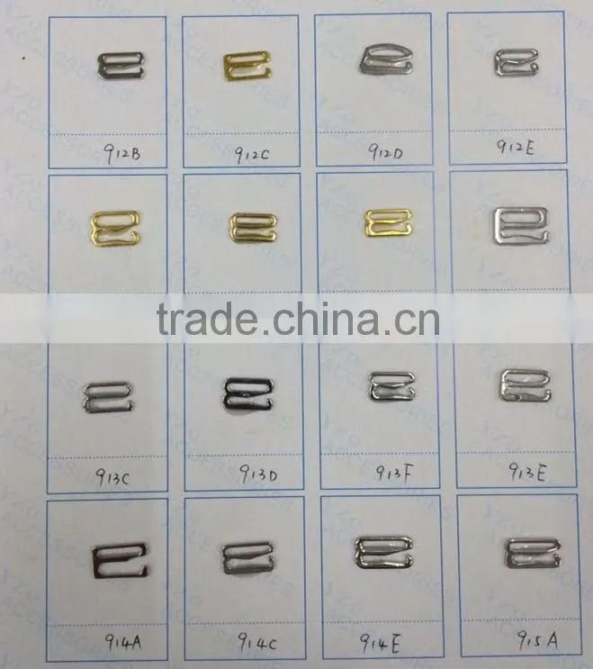 8mm Inner Metal Adjustable Slider buckles For Underwear or Swimming wear --- MD4408