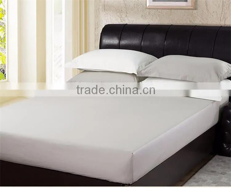 100% Bamboo Deep Pocket Bed Sheet Set Elastic Around Cotton Bed Lined 300TC