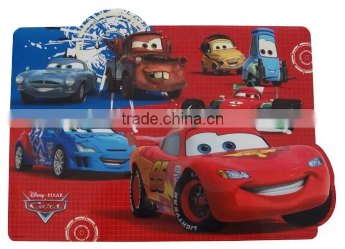 Cheap 3d kids plastic placemats