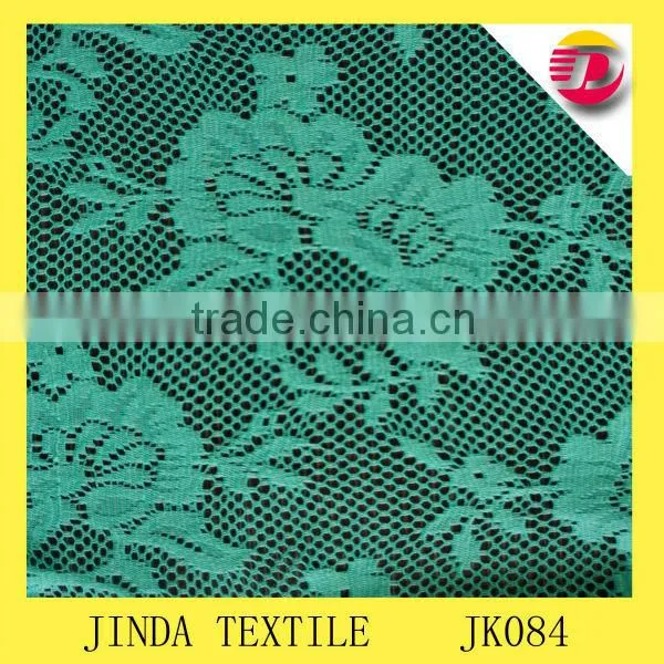 Beautiful color stretch nylon lace fabric for clothing