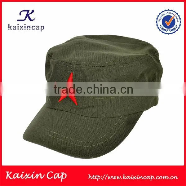 cotton military cap star