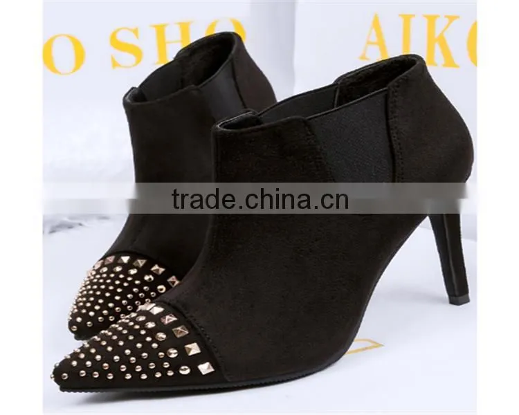 waterproof boots no lace boots European spanish leather boots