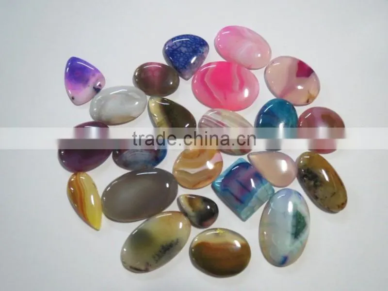 WHOLESALE Discounted Multi color Onyx Gemstone Cabochons
