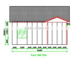 2016 hot sale prefab house with low cost modern prefabricated house with good appearance