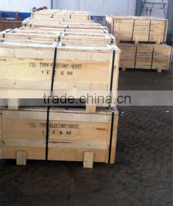 construction materials 2 ton 9M electric chain hoist 380V wire rope hoist