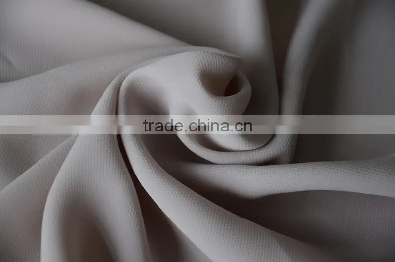 100% poly heavy weight imitated silk chiffon fabric