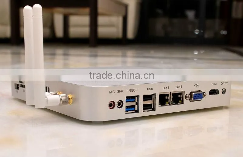 Support 1080P 3217U1.8GHz Dual Core 4 Thread Mini PC Intel Core I3