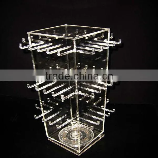top quality countertop acrylic jewelry display cabinet earring display necklace display stand