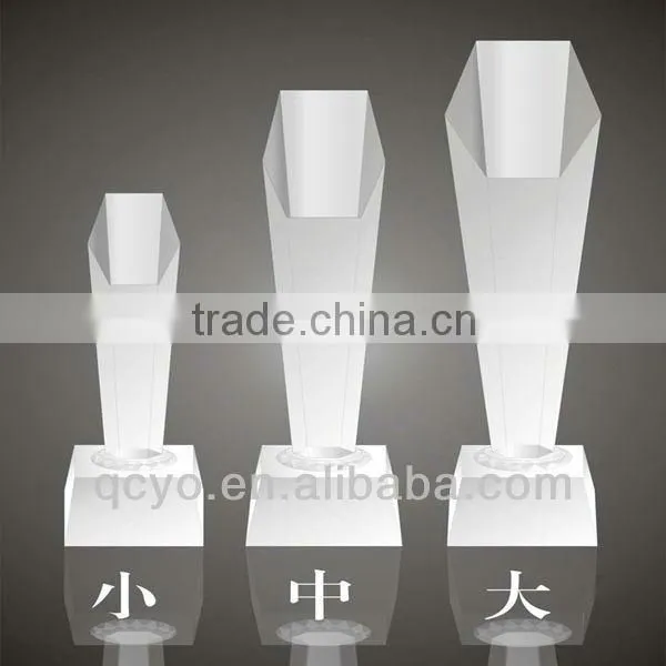 Hot sale acrylic award/trophy ,acrylic award plaque