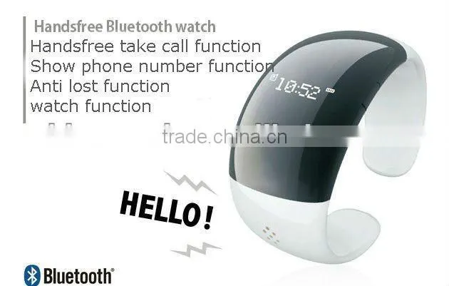 Magic vibrating bluetooth bracelet with microphone and speaker