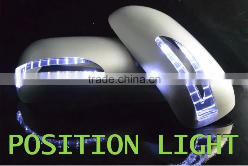 Body Kit Door Mirror Cover FOR TOYOTA WISH PRIUS LED SIDE MIRROR COVER