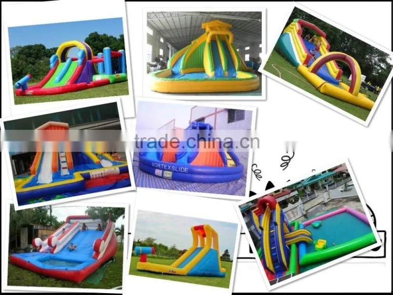 SeaWorld inflatable pool slide,used inflatable water slide and pool for sale,entertaining inflatable water park wholesale
