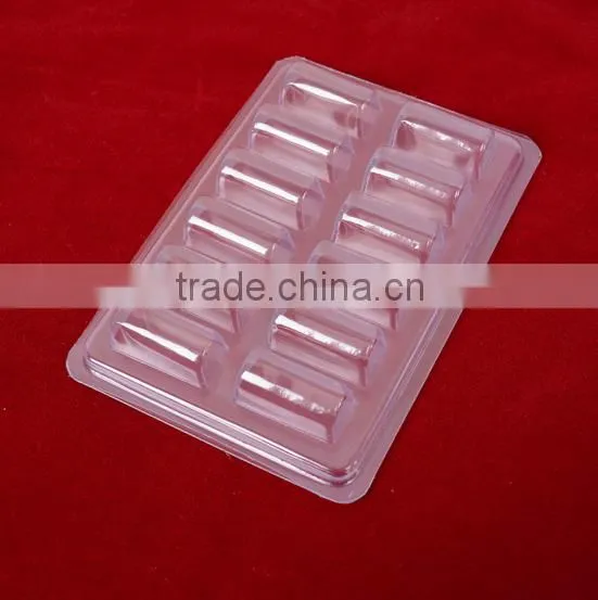 Plastic blister packaging for coins, blister card packaging