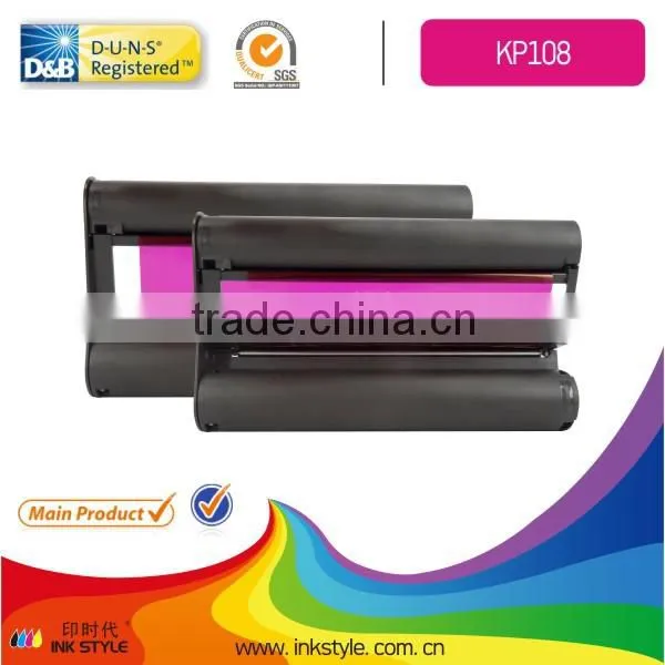 Inkstyle ink ribbon cartridges KP-108in for canon photo paper kp108in