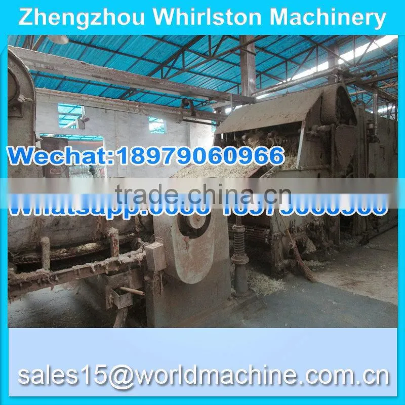 Hopper feeder of wool production lines