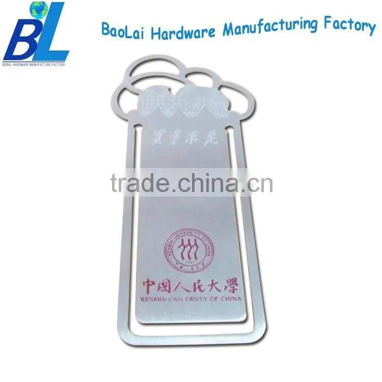 Promotional metal god bless us bookmarks for souvenirs