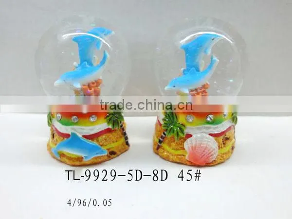 The latest of resin water ball with palm tree