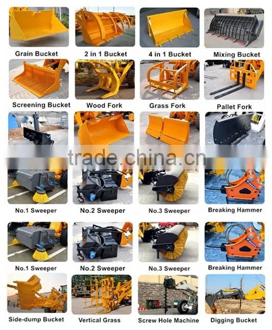 high quality wheel loader with diesel engine