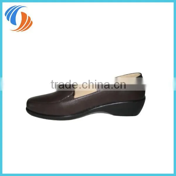 Women Brown Casual Shoes PU Leather Shoes