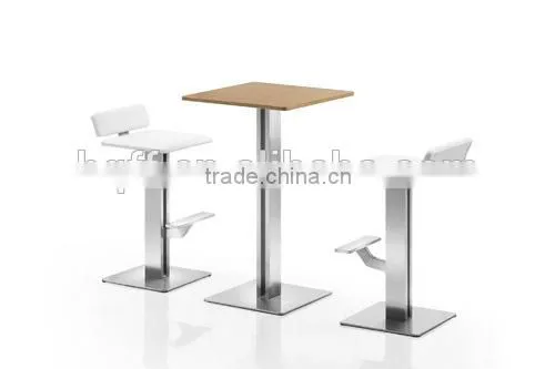 T-Y14 (SS)CV-B116 wood steel design coffee table