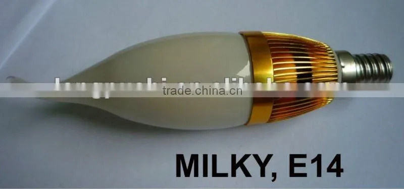 High Lumen LED Candelabra Dimmable 5W 6W