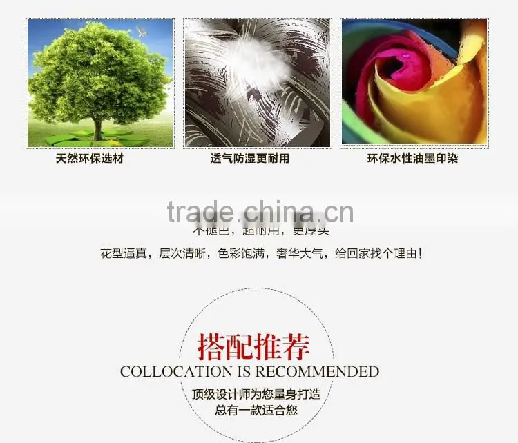 high quality european decoration wallpaper for hotel